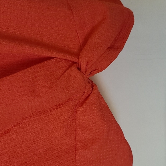 Michael Kors Cold Shoulder Long Sleeves Sangria Top Size 3XL - Picture 5 of 9